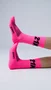 Meia HUPI 21k Rosa Neon
