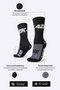 Meia HUPI 42K Preto
