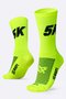Meia HUPI 5K Amarelo Neon