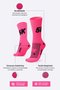 Meia HUPI 5K Rosa