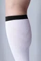 Meia HUPI Air Longa Branco e Preto