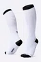 Meia HUPI Air Longa Branco e Preto