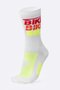 Meia HUPI Bike Bike Bike Branco