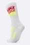 Meia HUPI Bike Bike Bike Branco