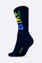 Meia HUPI Bike Brasil Azul Marinho
