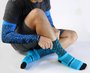 Meia HUPI Biometria Azul