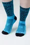 Meia HUPI Biometria Azul