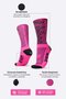 Meia HUPI Biometria Rosa