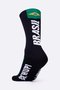 Meia HUPI Brasil 1.0 Preto