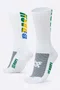 Meia HUPI Brasil 5.0 Branco
