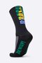 Meia HUPI Brasil 5.0 Preto