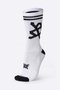 Meia HUPI Cano Médio Crew Branco