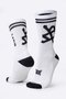 Meia HUPI Cano Médio Crew Branco