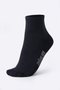 Meia HUPI Casual Cano Curto Algodão Preto