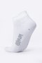 Meia HUPI Casual Invisível Algodão Branco P - Kit 09 Pares