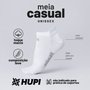Meia HUPI Casual Invisível Algodão Branco P - Kit 09 Pares