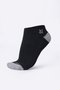 Meia HUPI Casual Soft Preto e Cinza - Kit 09 Pares Unissex