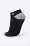 Meia HUPI Casual Soft Preto e Cinza - Kit 09 Pares Unissex