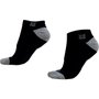 Meia HUPI Casual Soft Preto e Cinza - Kit 20 Pares Unissex