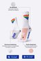 Meia HUPI Colorful Heart