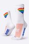 Meia HUPI Colorful Heart - LT para pés menores 34-38