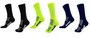 Meia HUPI Corrida Ciclismo 03 Pares - Tamanho Plus 42-46