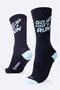 Meia HUPI Go For a Run Preto/Azul