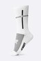 Meia HUPI Jesus Cristo Branco/Preto - LT para pés menores 34-38