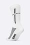 Meia HUPI Jesus Cristo Branco/Preto - LT para pés menores 34-38