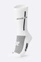 Meia HUPI Jesus Cristo Branco/Preto Plus (42 a 46)