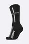 Meia HUPI Jesus Cristo Preto/Branco Plus (42 a 46)