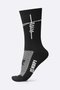 Meia HUPI Jesus Preto/Branco Plus (42 a 46)
