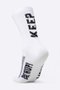 Meia HUPI Keep Running Branco