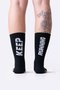 Meia HUPI Keep Running Preto