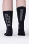 Meia HUPI Keep Running Preto/Cinza