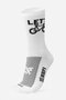 Meia HUPI Let´s Bike Branco