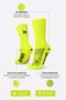Meia HUPI Lisa Amarelo Neon - Tamanho Plus 42-46
