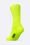 Meia HUPI Lisa Amarelo Neon - Tamanho Plus 42-46
