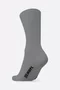 Meia HUPI Lisa Cinza Nardo - Tamanho Plus 42-46