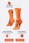 Meia HUPI Lisa Laranja Neon - Tamanho Plus 42-46