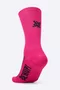 Meia HUPI Lisa Rosa Magenta - LT para pés menores 34-38