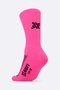 Meia HUPI Lisa Rosa Neon - LT para pés menores 34-38
