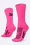 Meia HUPI Lisa Rosa Neon - LT para pés menores 34-38