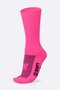 Meia HUPI Lisa Rosa Neon - LT para pés menores 34-38