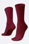 Meia HUPI Lisa Vinho Merlot - Tamanho Plus 42-46