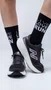 Meia HUPI Live Love Run Preto - LT para pés menores 34-38