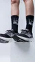 Meia HUPI Live Love Run Preto - LT para pés menores 34-38