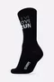 Meia HUPI Live Love Run Preto - LT para pés menores 34-38