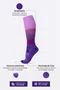 Meia HUPI Longa Colors Roxo