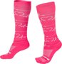 Meia Longa HUPI Heart Beat Rosa